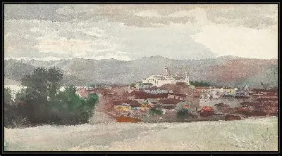 Картина Вид на Сантьяго-де-Куба (1885)