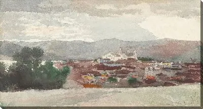 Картина Вид на Сантьяго-де-Куба (1885)