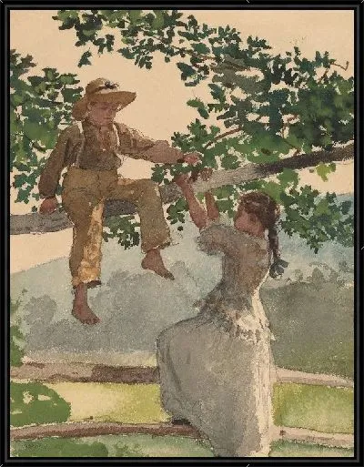 Картина На заборе (1878)