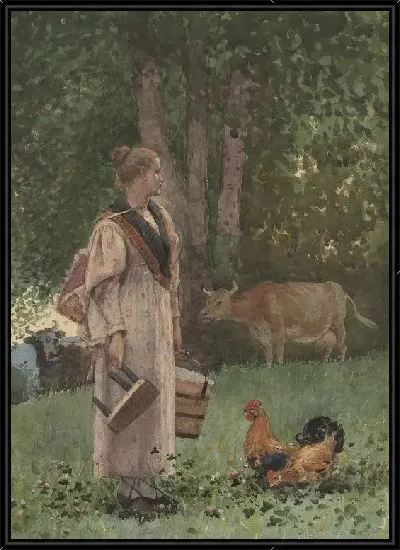 Картина Доярка (1878)