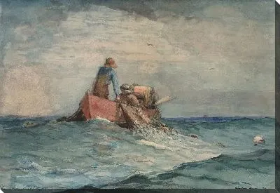 Картина Улов в сетях (1887)