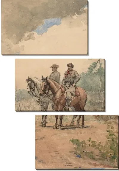 Картина Два скаута (1887)