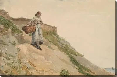 Картина Девочка с корзиной (1882)