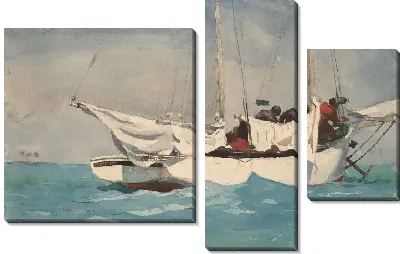 Картина Перетяжка якоря у Ки-Уэст (1903)
