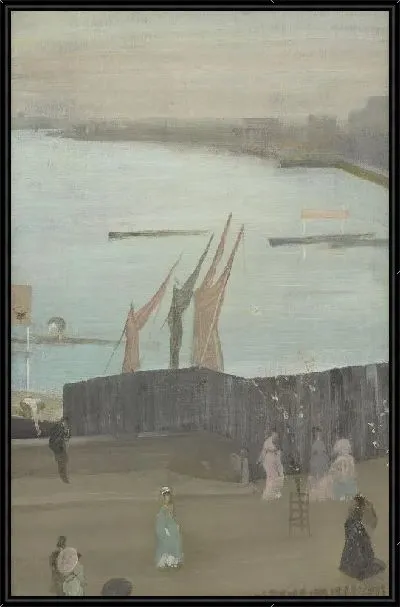 Картина Розовый и серый (1871-1872)