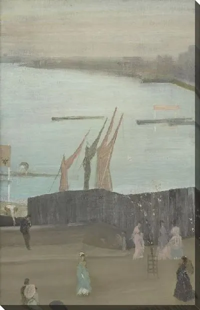 Картина Розовый и серый (1871-1872)