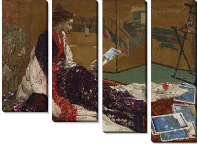 Картина Золотой экран (1864)