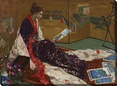 Картина Золотой экран (1864)