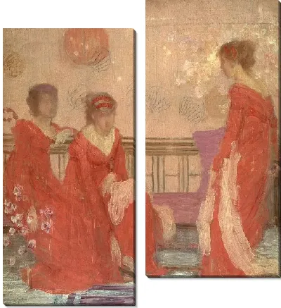 Картина Гармония красного (1869)