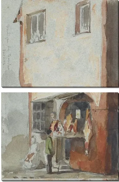 Картина Магазин мясника (1858)