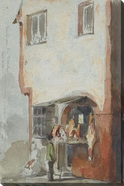 Картина Магазин мясника (1858)