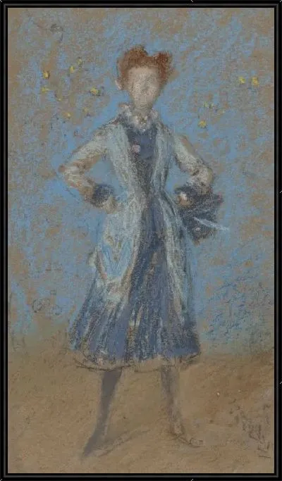 Картина Голубая девочка (1873-1876)