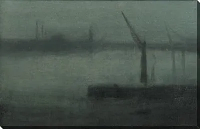 Картина Синий и серебристый (1870-1875)