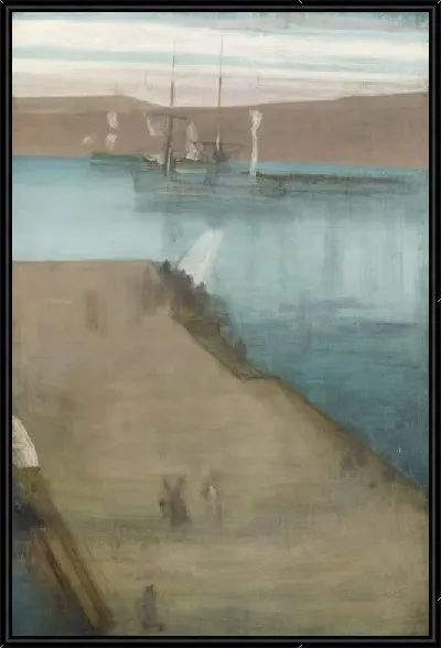 Картина Гавань в Вальпараисо (1866)