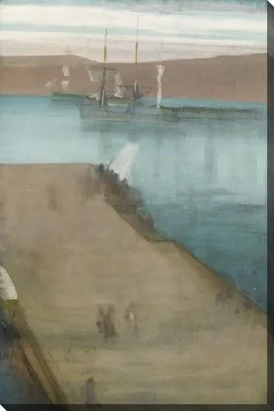 Картина Гавань в Вальпараисо (1866)