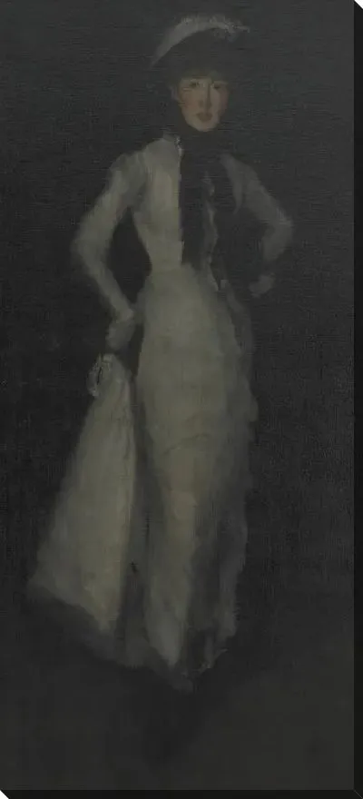 Картина Композиция белого и черного (1876)