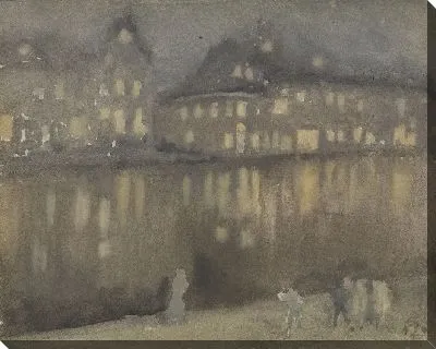 Картина Канал, Амстердам (1883-1884)