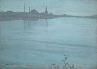 Картина Голубой и серебристый (1871-1872)