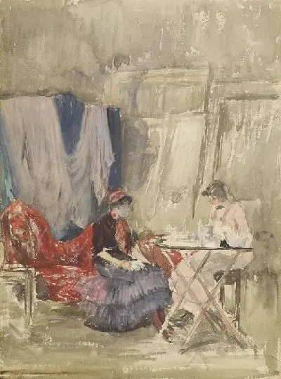 Картина Студия (1883-1884)