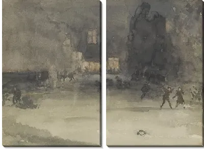 Амстердам зимой (1882)