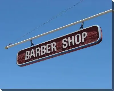 Вывеска Барбершоп (Barber Shop)