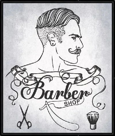 Картина Барбершоп №2