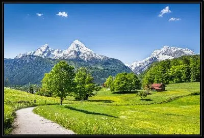 Пейзаж в Швейцарии №6