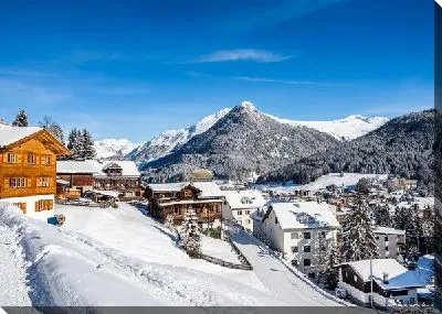 Постер Зима в Швейцарии №3