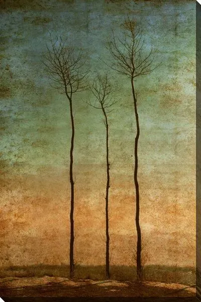 Картина маслом Три дерева