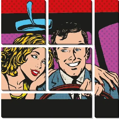 Модульная картина Любовь №6