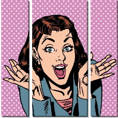 Модульная картина Девушка №10