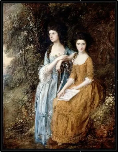 Картина Элизабет и Мэри Линли (1772-1785)