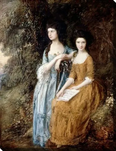 Картина Элизабет и Мэри Линли (1772-1785)