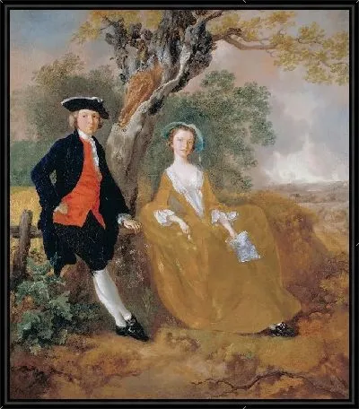 Картина Пара в пейзаже (1753)