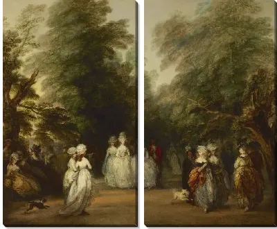 Картина Торговый центр в парке Сент-Джеймс (1783)
