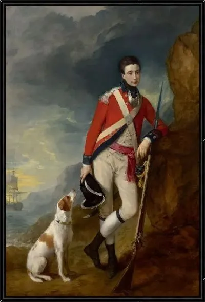 Картина Офицер 4-го пехотного полка (1776-1780)