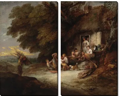 Картина У двери дома (1778)