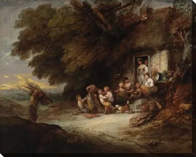 Картина У двери дома (1778)