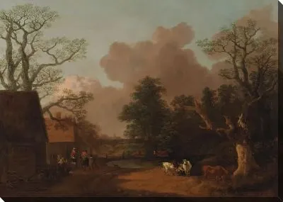 Пейзаж с дояркой (1754-1756)