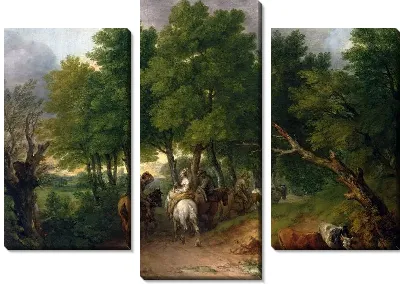 Картина Дорога от рынка (1767-1768)