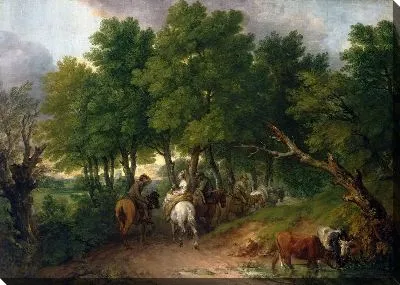 Картина Дорога от рынка (1767-1768)