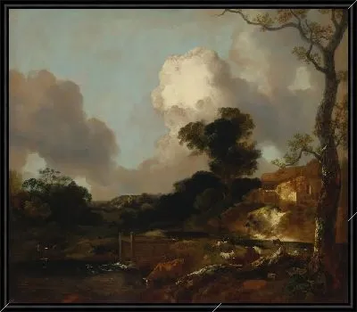 Пейзаж с плотиной (1750-1753)