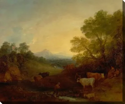 Картина Пейзаж с крупным рогатым скотом (1773)