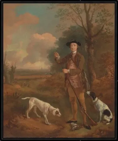 Картина Майор Джон Дат из Таннингтона, Суффолк (1755)