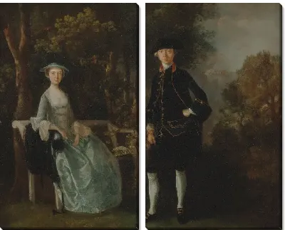Картина Леди Ллойд и ее сын, Ричард Дикарь Ллойд (1745-1746)