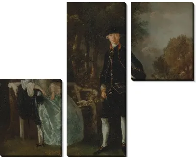 Картина Леди Ллойд и ее сын, Ричард Дикарь Ллойд (1745-1746)