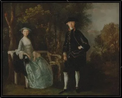 Картина Леди Ллойд и ее сын, Ричард Дикарь Ллойд (1745-1746)