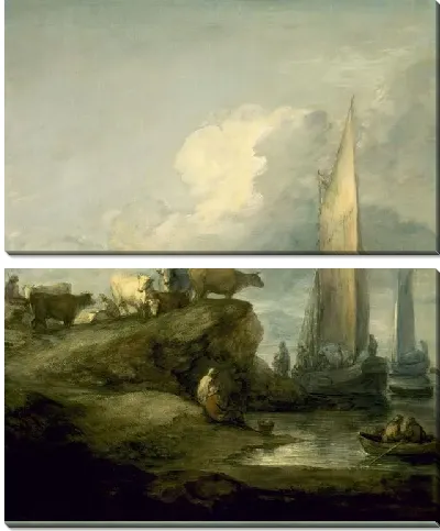 Картина Перевозка груза и крупного рогатого скота (1781-1784)