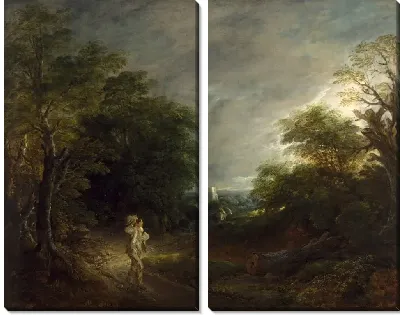 Картина Лесистый пейзаж (1762-1763)