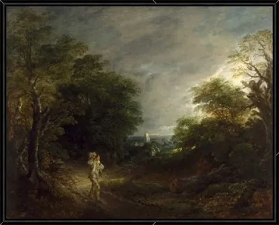 Картина Лесистый пейзаж (1762-1763)